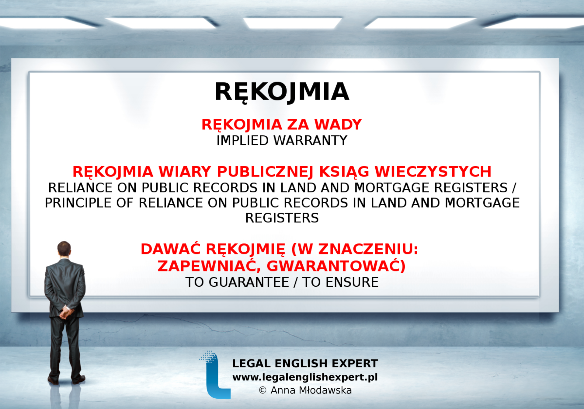 LEGAL ENGLISH EXPERT - infografika_57 - rękojmia